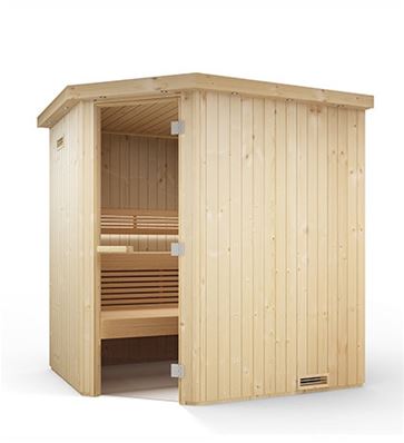 SAUNA HARMONY PRO 1930x1675x2170 MODELE D'ANGLE 6,6 kW