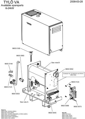 ACTIVATEUR DE VIDANGE POUR VA/VB APRES 2000 - 230V