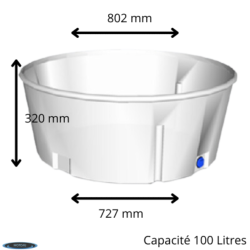 CUVE DE RETENTION 100L PE SYCLOPE