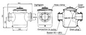 PREFILTRE 60LITRES AVEC HUBLOT 6" FLUIDRA